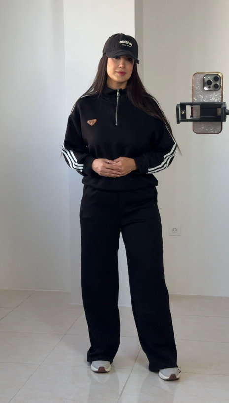 ست نیم زیپ شلوار زنانه اویشو