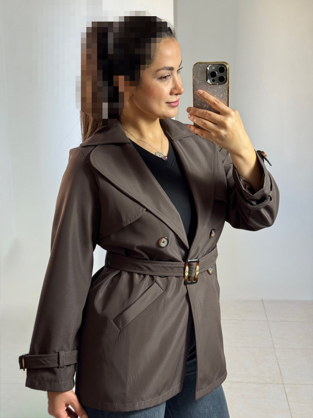 ترنچ کت قد ۸۰ زنانه